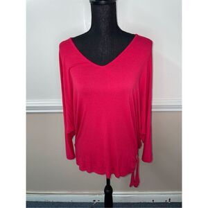 John Paul Richard Hot Pink Blouse Size Medium